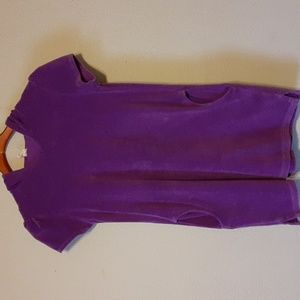 Girls French Terry swimsuit cover-up L